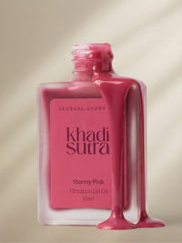 khadi sutra Lip Oil Stormy Pink