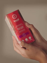 Film przedstawiający ziołową farbę do włosów khadi Pure Henna